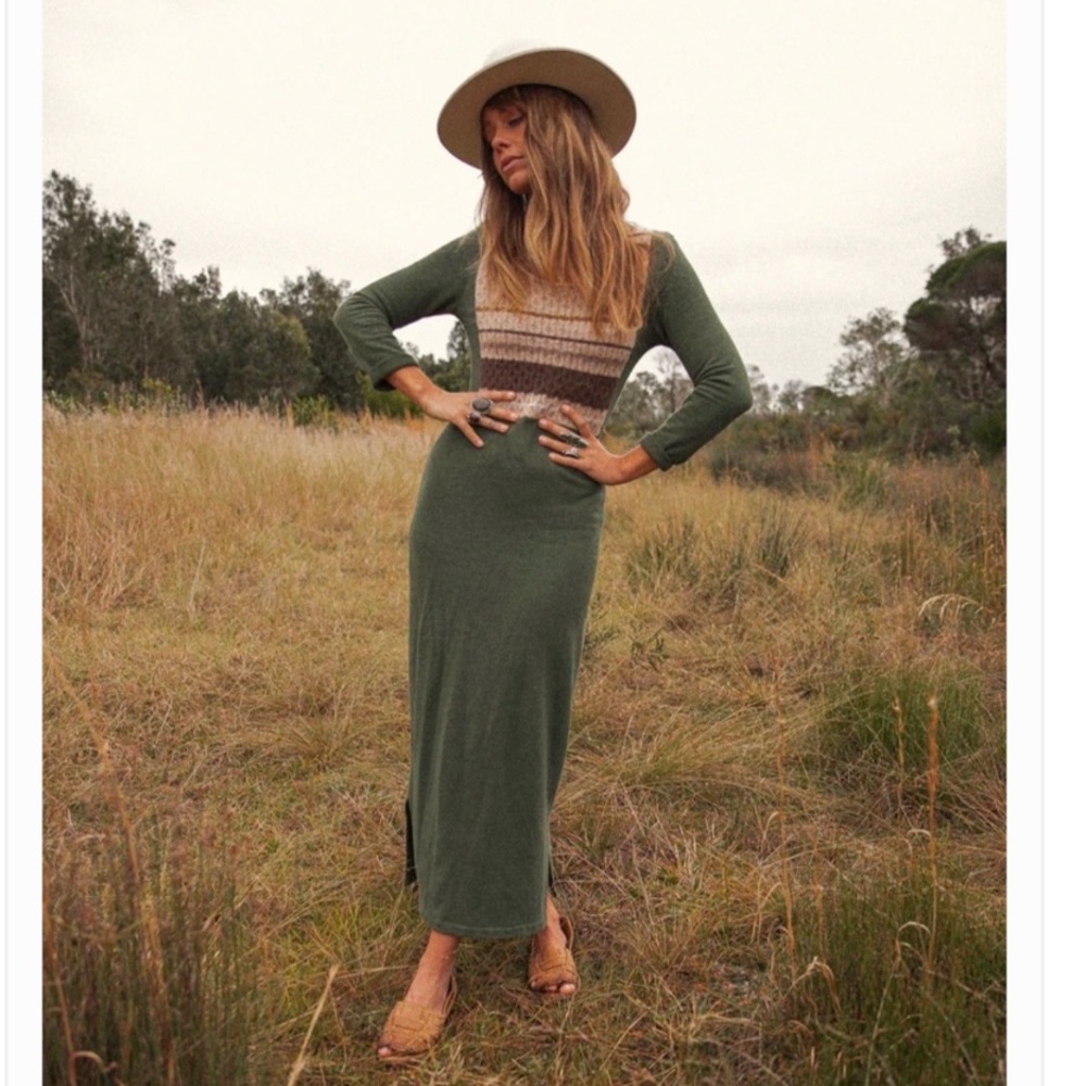 Golden Brown the Label Lady of the Canyon Dress